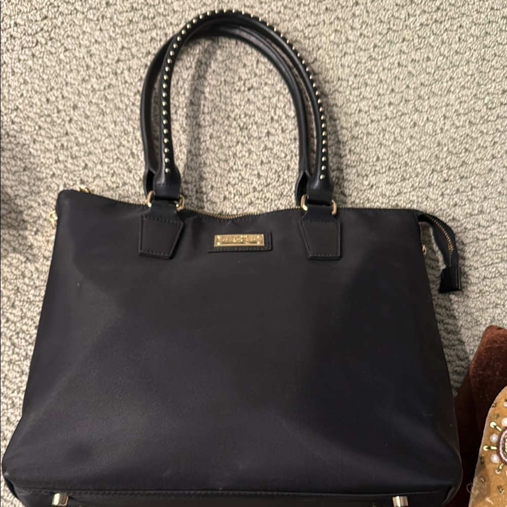 Black Studded Handbag